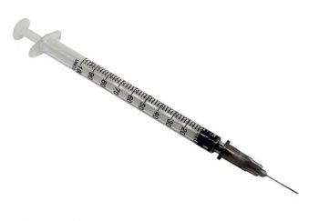1 millimetre syringe